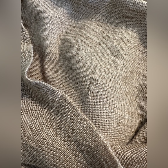 J.CREW Camel Tan 100% Merino Wool Tippi Crewneck Sweater Knit Wardrobe Staple - Picture 6 of 11